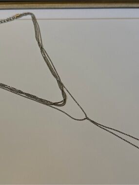8 Other Reasons Silver Layered Y-Drop Necklace